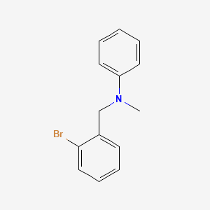 N-[(2-bromophenyl)methyl]-N-methylaniline