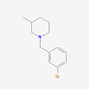 molecular formula C13H18BrN B7858045 1-(3-Bromobenzyl)-3-methylpiperidine 