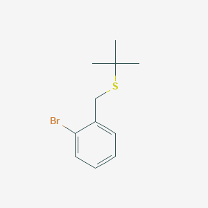 1-Bromo-2-[(tert-butylthio)methyl]benzene