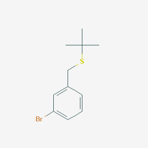 1-Bromo-3-(tert-butylsulfanylmethyl)benzene