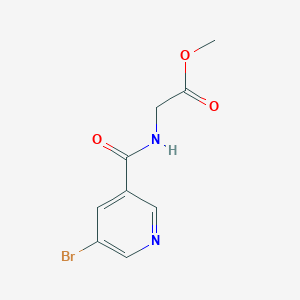 Methyl 2-[(5-bromopyridine-3-carbonyl)amino]acetate
