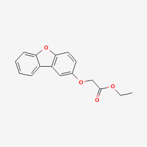 Ethyl 2-dibenzofuran-2-yloxyacetate