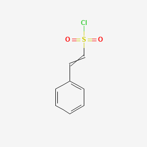 molecular formula C8H7ClO2S B7858233 Ethenesulfonyl chloride, 2-phenyl- 