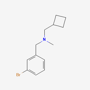 [(3-Bromophenyl)methyl](cyclobutylmethyl)methylamine