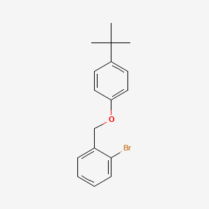 molecular formula C17H19BrO B7858429 2-Bromobenzyl-(4-tert-butylphenyl)ether 