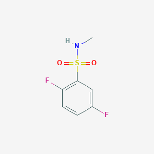 molecular formula C7H7F2NO2S B7858800 2,5-Difluoro-N-methylbenzene-1-sulfonamide 
