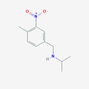[(4-Methyl-3-nitrophenyl)methyl](propan-2-yl)amine