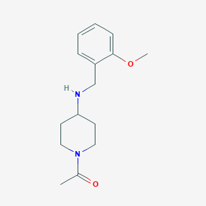 1-{4-[(2-Methoxybenzyl)amino]piperidino}-1-ethanone