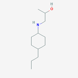 1-[(4-Propylcyclohexyl)amino]propan-2-ol