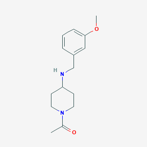 1-{4-[(3-Methoxybenzyl)amino]piperidino}-1-ethanone