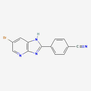 4-(6-Bromo-3H-imidazo[4,5-b]pyridin-2-yl)benzonitrile