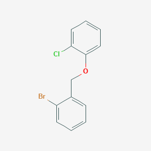 molecular formula C13H10BrClO B7859396 2-Bromobenzyl-(2-chlorophenyl)ether CAS No. 1309933-16-1