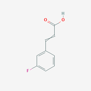 molecular formula C9H7FO2 B7859552 3-(3-Fluorophenyl)acrylic acid 