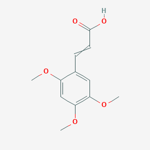 molecular formula C12H14O5 B7859572 trans-2,4,5-Trimethoxycinnamic acid 