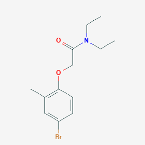 2-(4-bromo-2-methylphenoxy)-N,N-diethylacetamide