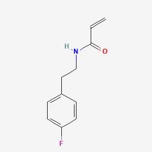 molecular formula C11H12FNO B7859747 N-[2-(4-Fluorophenyl)ethyl]acrylamide 
