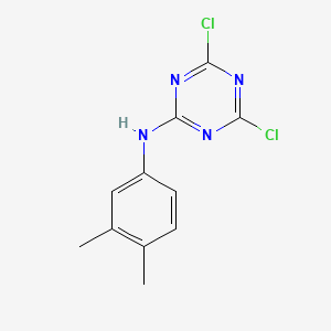 4,6-dichloro-N-(3,4-dimethylphenyl)-1,3,5-triazin-2-amine