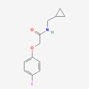 molecular formula C12H14INO2 B7859787 N-(cyclopropylmethyl)-2-(4-iodophenoxy)acetamide 