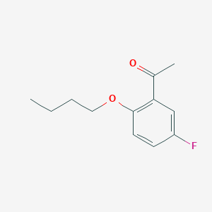 1-(2-Butoxy-5-fluorophenyl)ethanone