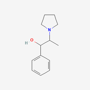 1-Phenyl-2-(pyrrolidin-1-yl)propan-1-ol