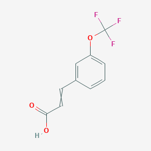 molecular formula C10H7F3O3 B7859842 3-(Trifluoromethoxy)cinnamic acid 