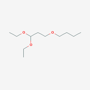 molecular formula C11H24O3 B7859983 Propanal,3-(1,1-dimethylethoxy)- 