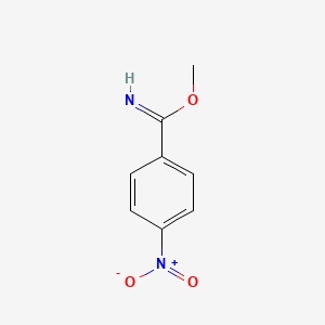 molecular formula C8H8N2O3 B7860040 Methyl 4-nitrobenzimidate CAS No. 52708-02-8