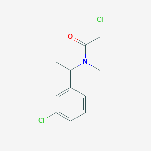 2-Chloro-N-[1-(3-chloro-phenyl)-ethyl]-N-methyl-acetamide