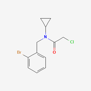N-(2-Bromo-benzyl)-2-chloro-N-cyclopropyl-acetamide