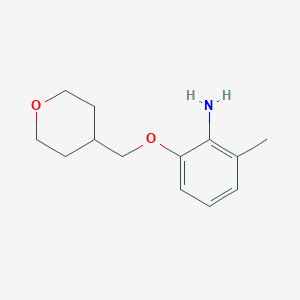 2-Methyl-6-[(oxan-4-yl)methoxy]aniline