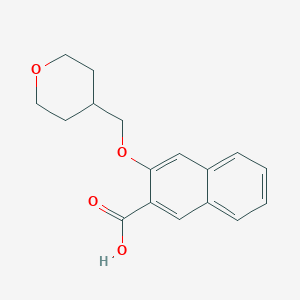 3-((Tetrahydro-2H-pyran-4-yl)methoxy)-2-naphthoic acid