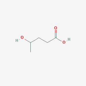 molecular formula C5H10O3 B078609 4-Hydroxypentanoic acid CAS No. 13532-37-1