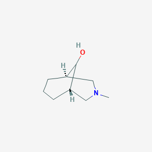 molecular formula C9H17NO B078612 3-Methyl-3-aza-bicyclo[3.3.1]nonan-9-OL CAS No. 13493-40-8