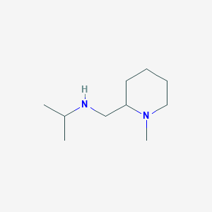 molecular formula C10H22N2 B7861357 Isopropyl-(1-methyl-piperidin-2-ylmethyl)-amine 