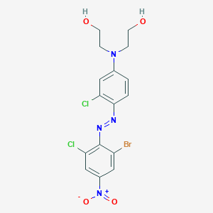 molecular formula C16H15BrCl2N4O4 B078617 Disperse brown 4 CAS No. 12223-16-4