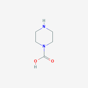 molecular formula C5H10N2O2 B078622 Piperazine-1-carboxylic acid CAS No. 10430-90-7