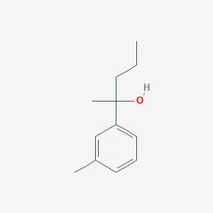 molecular formula C12H18O B7862447 2-(3-Methylphenyl)-2-pentanol 
