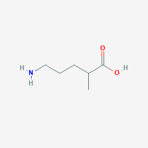 molecular formula C6H13NO2 B078625 5-Amino-2-methyl-valeric acid CAS No. 10483-16-6