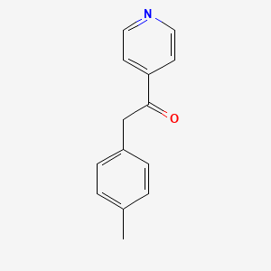 molecular formula C14H13NO B7862653 1-(Pyridin-4-yl)-2-(p-tolyl)ethanone CAS No. 114443-33-3