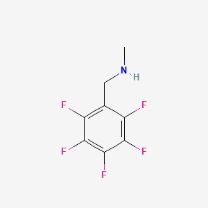 molecular formula C8H6F5N B7862890 n-Methyl-1-(perfluorophenyl)methanamine 