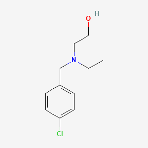 molecular formula C11H16ClNO B7862912 2-[(4-Chloro-benzyl)-ethyl-amino]-ethanol 