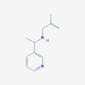 (2-Methylprop-2-en-1-yl)[1-(pyridin-3-yl)ethyl]amine