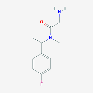 2-Amino-N-[1-(4-fluoro-phenyl)-ethyl]-N-methyl-acetamide