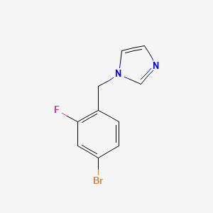 1-(4-Bromo-2-fluorobenzyl)imidazole