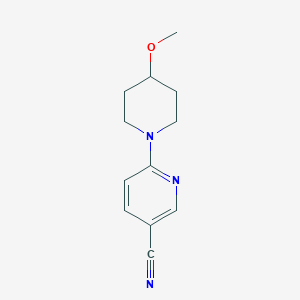 6-(4-Methoxypiperidin-1-yl)nicotinonitrile