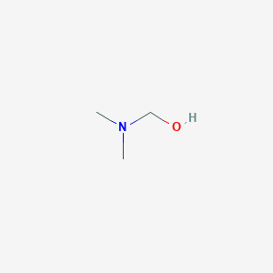 molecular formula C3H9NO B078633 (Dimethylamino)methanol CAS No. 14002-21-2