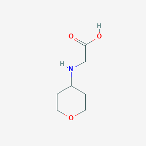 molecular formula C7H13NO3 B7863965 N-(Tetrahydro-2H-pyran-4-yl)glycine 