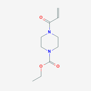 molecular formula C10H16N2O3 B7864067 Ethyl 4-acryloylpiperazine-1-carboxylate 