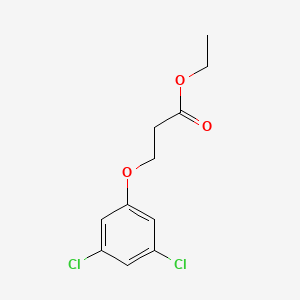 molecular formula C11H12Cl2O3 B7864081 Ethyl 3-(3,5-dichloro-phenoxy)propanoate 