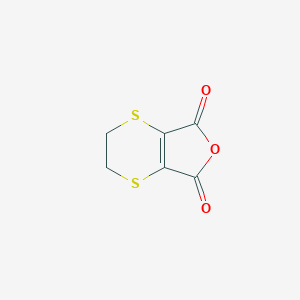 molecular formula C6H4O3S2 B078649 2,3-Dihydro-1,4-dithiino[2,3-c]furan-5,7-dione CAS No. 10489-75-5